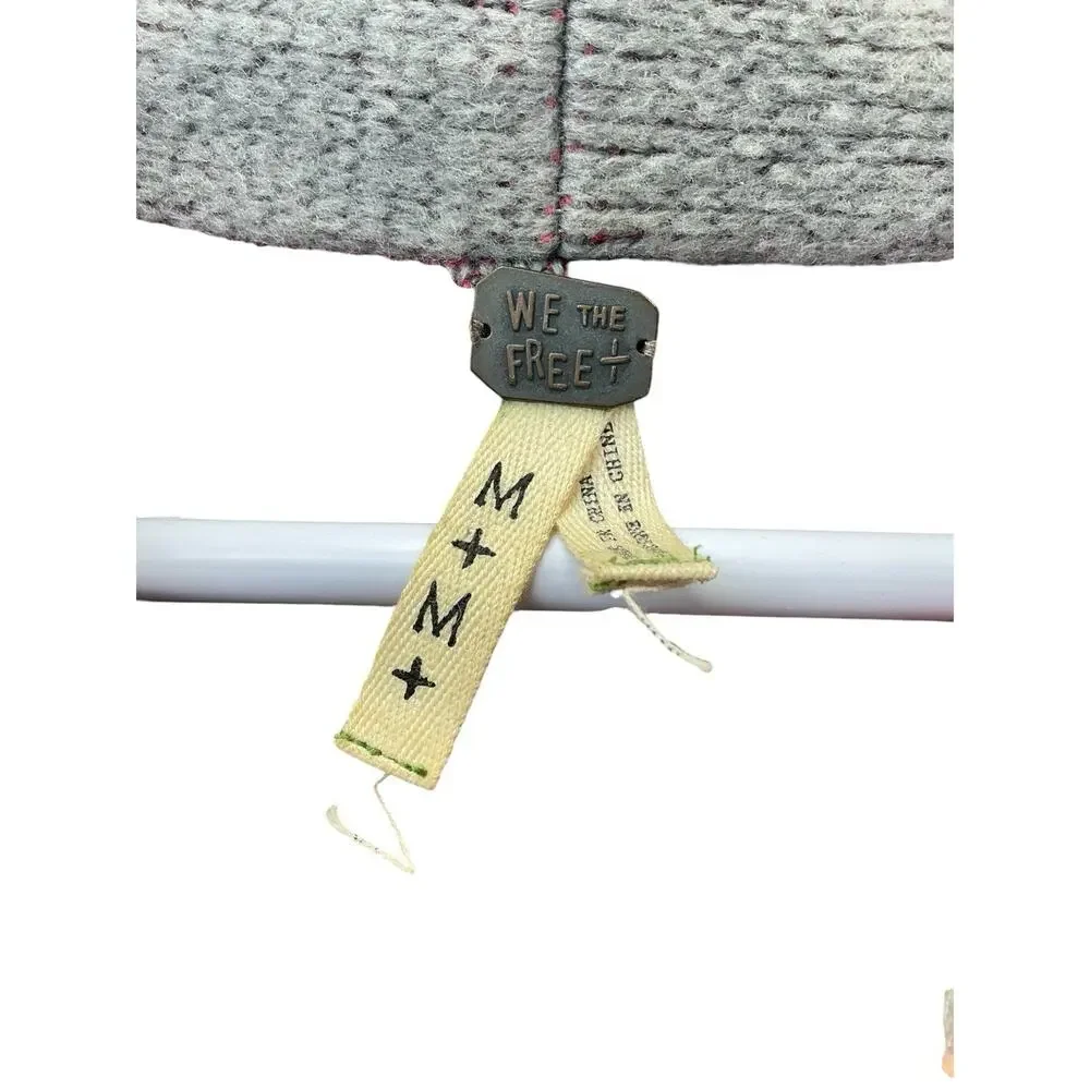 Free People We The Free Navajo Aztec Cardigan Wool Sweater Jacket Sz M - Picture 13 of 16